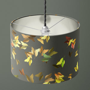 FOXTROT TWO COLOUR MUSHROOM DRUM LAMPSHADE