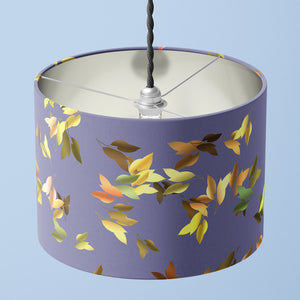 FOXTROT TWO COLOUR PURPLE DRUM LAMPSHADE