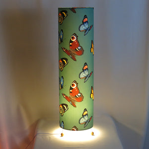 BUTTERFLIES TEAL FLOOR LAMP