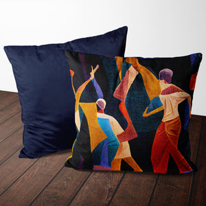 NORTHERN SOUL 1  VELVET CUSHION 500 X 500