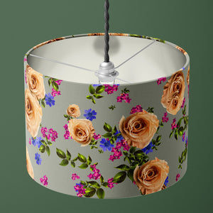 RUMBA ROSE MUSHROOM DRUM LAMPSHADE