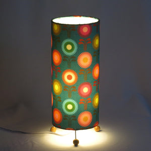 ZINNIAS MULTI-COLOURED TABLE LAMP - COTTON